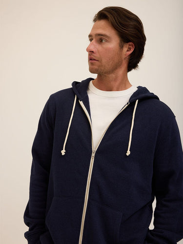 Triblend Zip Fleece Hoodie Mens Outerwear Sweatshirt Threads 4 Thought