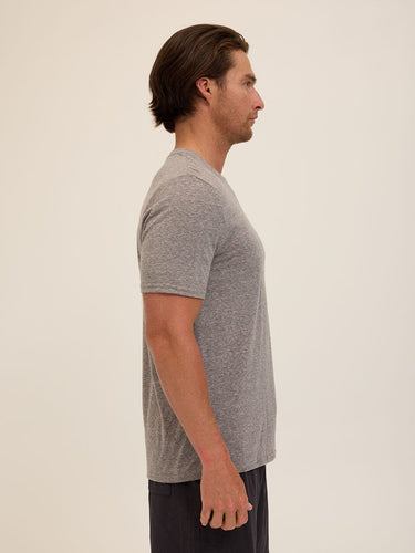 Triblend Crew Neck Tee Mens Tops Tshirt Short Threads 4 Thought