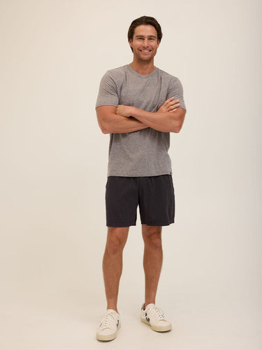 Triblend Crew Neck Tee Mens Tops Tshirt Short Threads 4 Thought