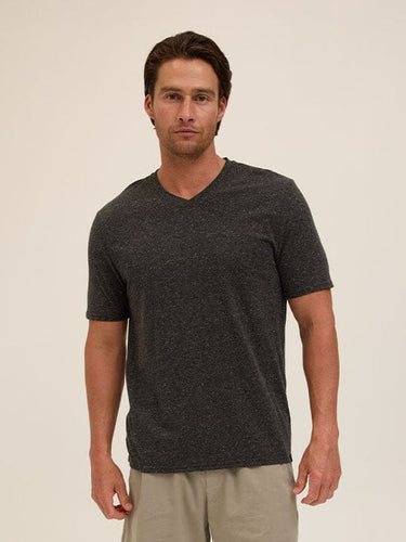 Triblend V-Neck Tee Mens Tops Tshirt Short Threads 4 Thought
