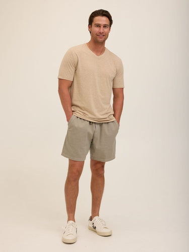 Triblend V-Neck Tee Mens Tops Tshirt Short Threads 4 Thought