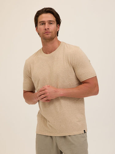 Triblend Crew Neck Tee Mens Tops Tshirt Short Threads 4 Thought