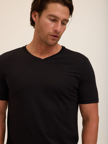 Triblend V-Neck Tee Mens Tops Tshirt Short Threads 4 Thought