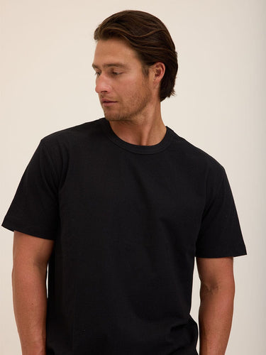 Johnny Organic Cotton Relaxed Crew Tee Mens Tops Tshirt Short Threads 4 Thought