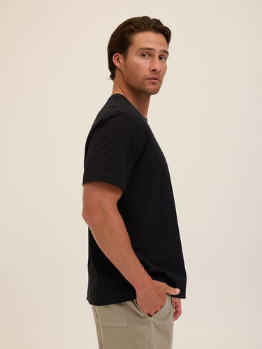 Johnny Organic Cotton Relaxed Crew Tee Mens Tops Tshirt Short Threads 4 Thought
