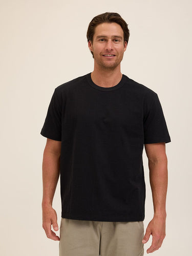 Johnny Organic Cotton Relaxed Crew Tee Mens Tops Tshirt Short Threads 4 Thought