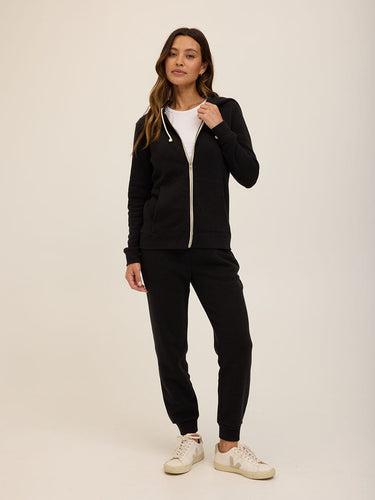 Triblend Zip Hoodie Womens Outerwear Sweatshirt Threads 4 Thought