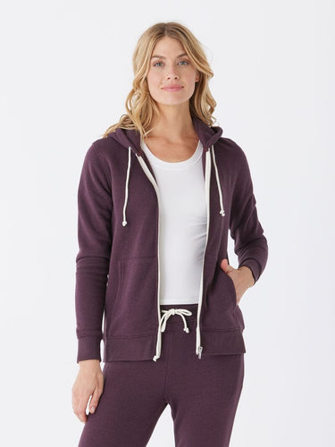 Triblend Fleece Full Zip Hoodie Threads 4 Thought