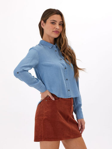 Annika Chambray Button-Up Threads 4 Thought
