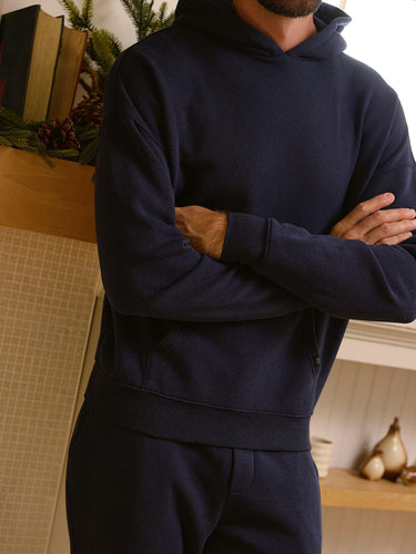 Marcel Triblend Fleece Oversized Hoodie Mens Outerwear Sweatshirt Threads 4 Thought