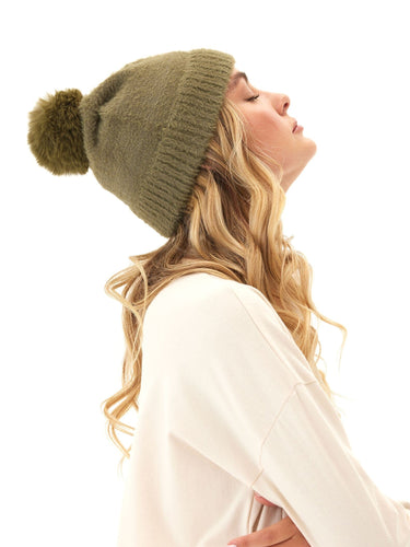 Fuzzy Knit Beanie Accessories Hat Threads 4 Thought