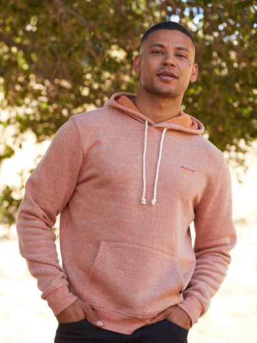 Embroidered Triblend Pullover Hoodie Mens Outerwear Sweatshirt Threads 4 Thought