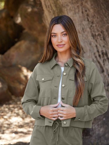 Abbey Stretch Twill Jacket Womens Outerwear Jacket Threads 4 Thought