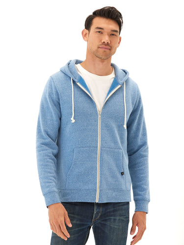 Triblend Zip Fleece Hoodie Mens Outerwear Sweatshirt Threads 4 Thought