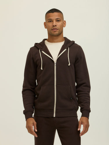 Triblend Fleece Zip Hoodie Mens Outerwear Sweatshirt Threads 4 Thought
