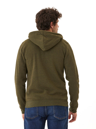 Men's Core Triblend Fleece Zip Hoodie Mens Outerwear Sweatshirt Threads 4 Thought