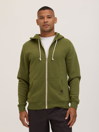 Men's Core Triblend Fleece Pullover Hoodie Mens Outerwear Sweatshirt Threads 4 Thought