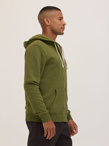 Men's Core Triblend Fleece Pullover Hoodie Mens Outerwear Sweatshirt Threads 4 Thought