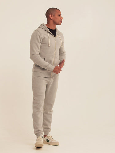 Triblend Zip Fleece Hoodie Mens Outerwear Sweatshirt Threads 4 Thought