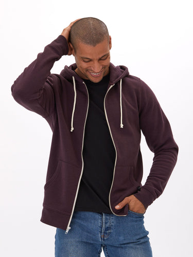 Triblend Fleece Zip Hoodie Womens Outerwear Sweatshirt Threads 4 Thought