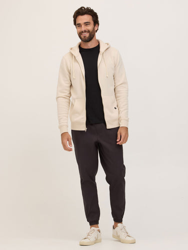 Everyday Triblend Fleece Zip Sweatshirt Mens Outerwear Sweatshirt Threads 4 Thought