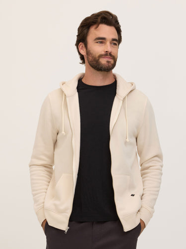 Everyday Triblend Fleece Zip Sweatshirt Mens Outerwear Sweatshirt Threads 4 Thought