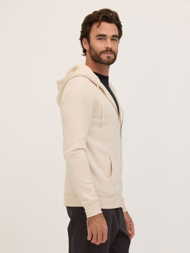 Everyday Triblend Fleece Zip Sweatshirt Mens Outerwear Sweatshirt Threads 4 Thought