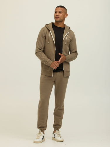 Men's Core Triblend Fleece Pullover Hoodie Mens Outerwear Sweatshirt Threads 4 Thought