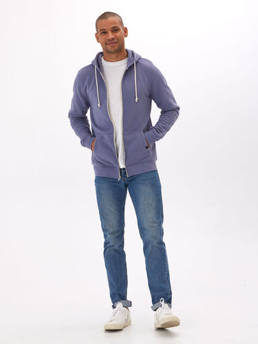 Triblend Fleece Zip Hoodie Threads 4 Thought