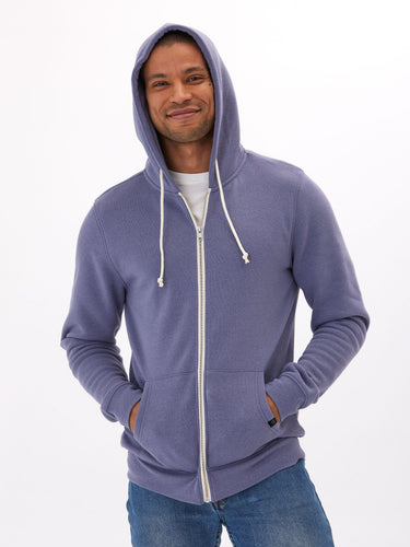 Triblend Fleece Zip Hoodie Threads 4 Thought