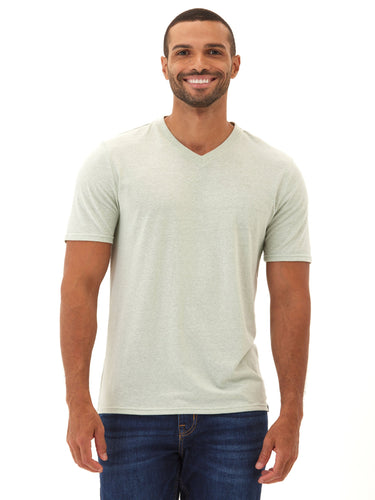 Triblend V-Neck Tee Mens Tops Tshirt Short Threads 4 Thought