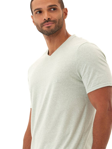 Triblend V-Neck Tee Mens Tops Tshirt Short Threads 4 Thought
