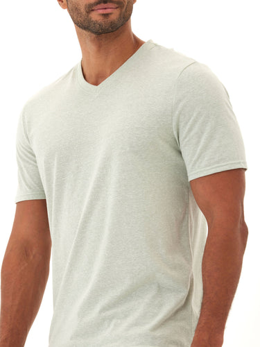 Triblend V-Neck Tee Mens Tops Tshirt Short Threads 4 Thought