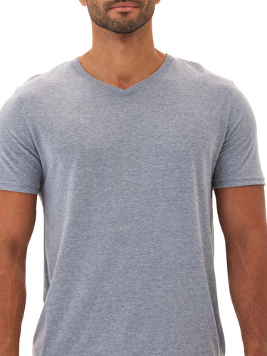 Triblend V-Neck Tee Mens Tops Tshirt Short Threads 4 Thought