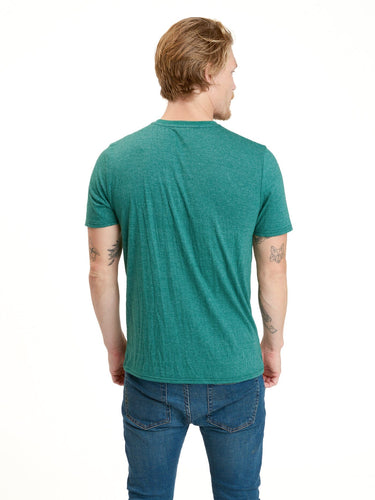 Triblend Short Sleeve V-Neck Tee Mens Tops Tshirt Short Threads 4 Thought