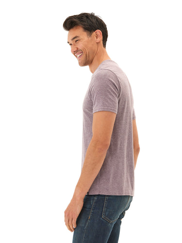 Triblend V-Neck Tee Mens Tops Tshirt Short Threads 4 Thought