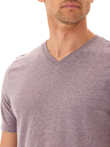 Triblend V-Neck Tee Mens Tops Tshirt Short Threads 4 Thought