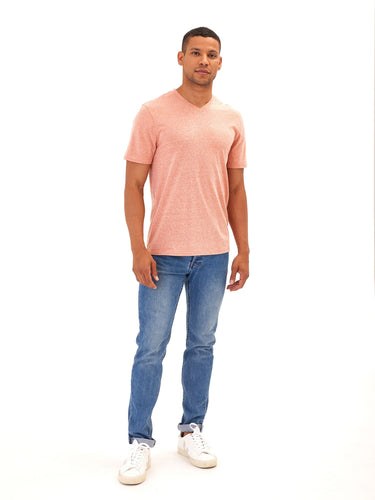 Triblend V-Neck Tee Mens Tops Tshirt Short Threads 4 Thought