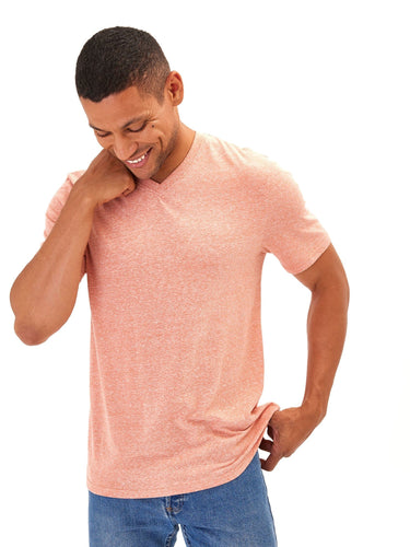 Triblend V-Neck Tee Mens Tops Tshirt Short Threads 4 Thought