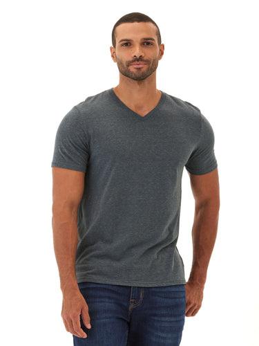 Triblend V-Neck Tee Mens Tops Tshirt Short Threads 4 Thought