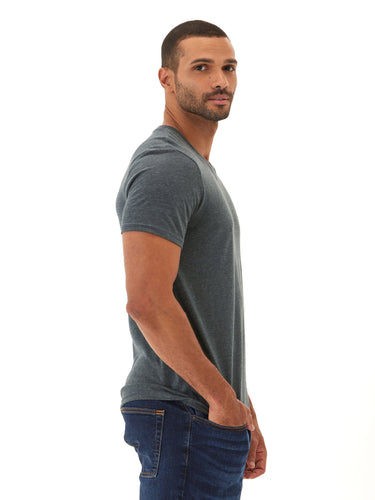 Triblend V-Neck Tee Mens Tops Tshirt Short Threads 4 Thought