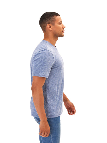 Triblend V-Neck Tee Mens Tops Tshirt Short Threads 4 Thought
