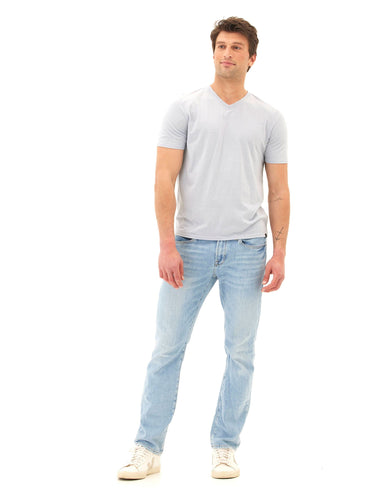 Triblend V-Neck Tee Mens Tops Tshirt Short Threads 4 Thought