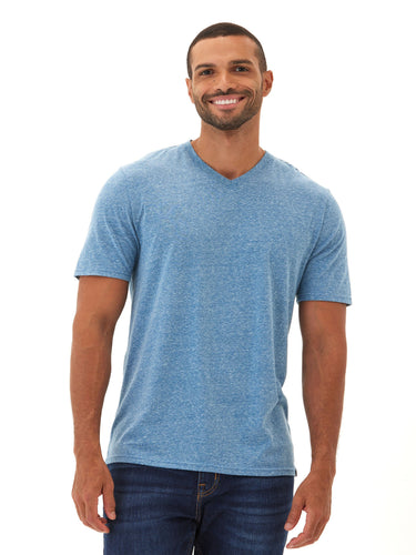 Triblend V-Neck Tee Mens Tops Tshirt Short Threads 4 Thought