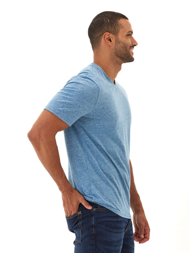 Triblend V-Neck Tee Mens Tops Tshirt Short Threads 4 Thought