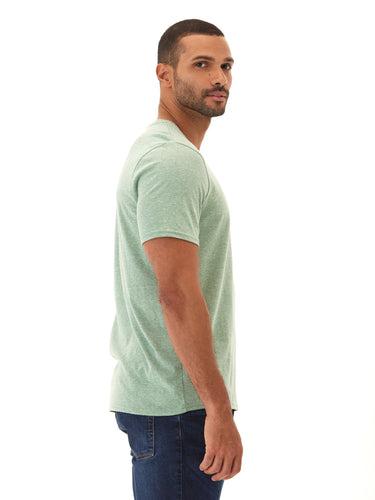 Triblend V-Neck Tee Mens Tops Tshirt Short Threads 4 Thought