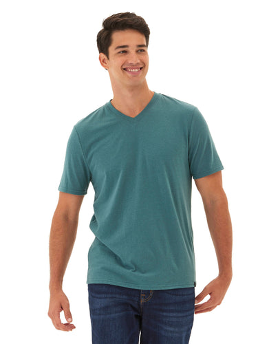 Triblend V-Neck Tee Mens Tops Tshirt Short Threads 4 Thought