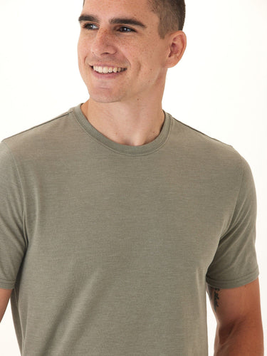 Triblend Crew Neck Tee Mens Tops Tshirt Short Threads 4 Thought