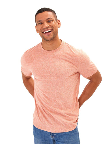 Triblend Crew Neck Tee Mens Tops Tshirt Short Threads 4 Thought