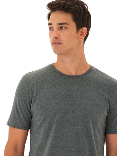 Triblend Crew Neck Tee Mens Tops Tshirt Short Threads 4 Thought